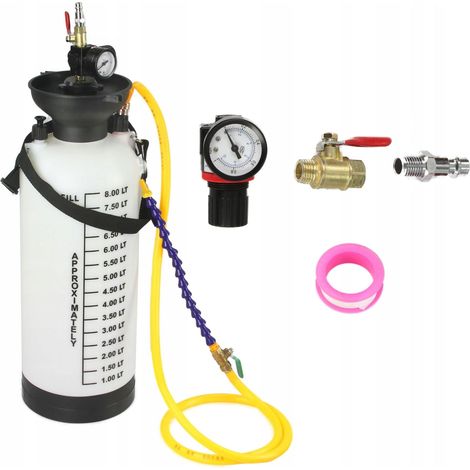 Geko Distributeur pneumatique capacité 8 litres métal (1/3)