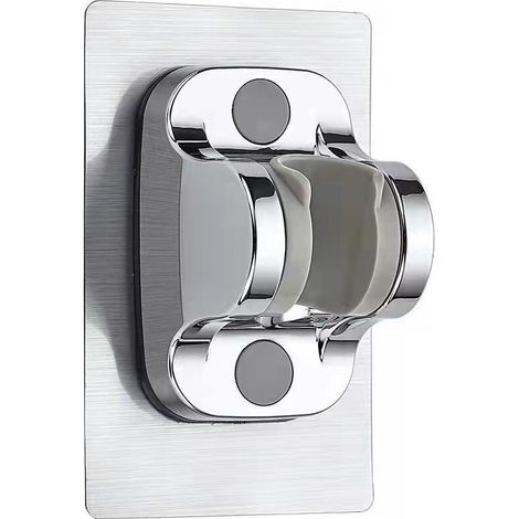 No-drill shower head holder, wall-mounted shower head bracket, universal adjustable shower head holder, bathroom accessories (128CM) (1/3)