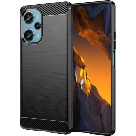 Schutzhülle für Xiaomi Poco F5 5G, Karbon, Schwarz (1/5)