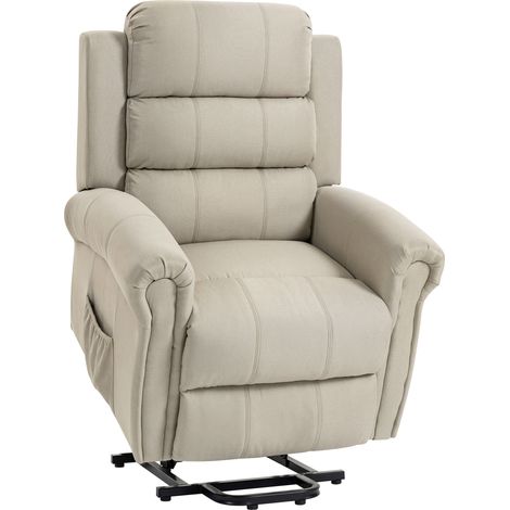 Fauteuil Massant Releveur Électrique Deltara Confort Relaxation Chauffant Beige (1/5)