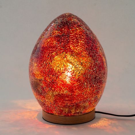 Granat-Mosaiklampe im orientalischen Stil für Heimdekoration und Geschenk