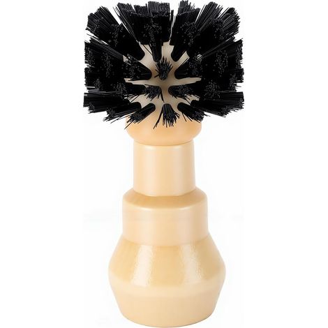 Panier porte-filtre à café, brosse de nettoyage, manche en bois, brosse à récurer le café en Nylon (51/54mm) (1/5)