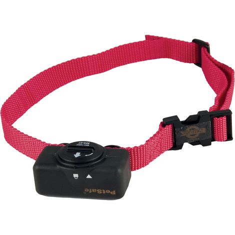 Petsafe – Collier anti-aboiement rouge ajustable pour chien – Étanche – 6 niveaux de stimulation – Pour chiens de plus de 3,6 kg
