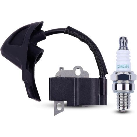 Bobine d'allumage compatible avec le modèle STIHL BG86C (référence 4241 400 1306), également compatible avec les modèles BG56, SH56 et BG86. (1/5)