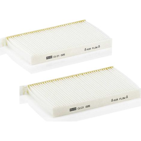 FILTRE D'HABITACLE MANN FILTER HYUNDAI H1 08 - LOT DE 2 PIÈCES