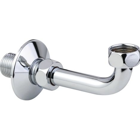 Raccord télescopique chromé - MF 1/2' - Delabie (1/4)