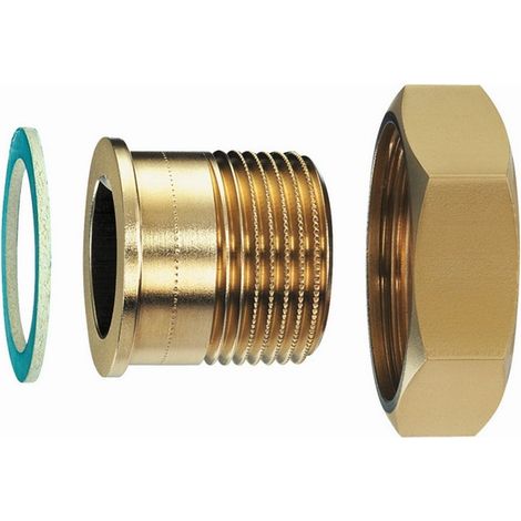 HEIMEIER Racor con manguito roscado R 1/2, para DN 15, junta plana, 0601-02.350