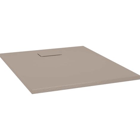 Maison Exclusive - Plato de ducha SMC marrón 100x80 cm (1/5)