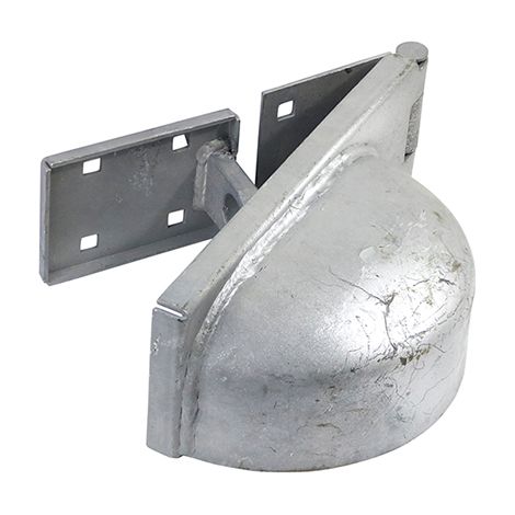 TIMCO Heavy Duty Padlock Protection Bar Right Hot Dipped Galvanised - 7.5"