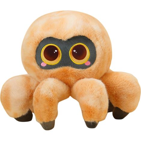 Spider - Peluche Araignée Sauteuse - Décor Intérieur et Accessoire de Fête - 20 cm - Noir (1/4)