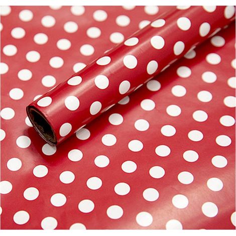 Papier D Emballage - Motif À Carreaux Et À Points - 50 X 70 Cm - Pour Cadeaux De Noël Anniversaire Mariage Et Fête De Naissance - 1 Feuille (1/5)