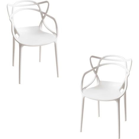 Packs Sillas Jardín - Pack 2 Sillas Korme Kid (Infantil) - Blanco (1/5)