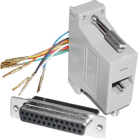 BeMatik - RJ45H-DB25H adaptateur configurable