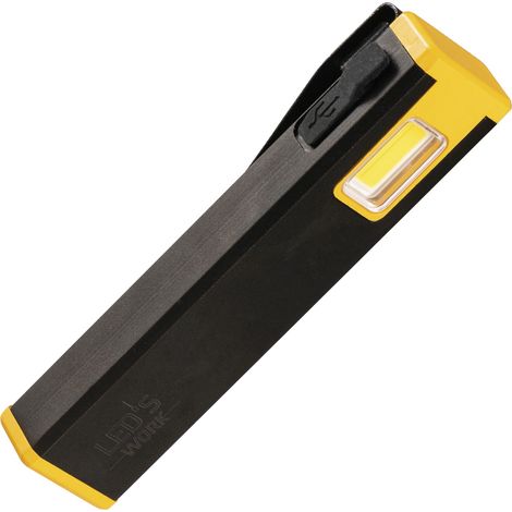 Leds Work Akku Handlampe LED 300 Lumen - 5000 K, USB-C, Magnet-Clip, 3 Lichtmodi (1/5)