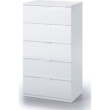Comoda 5 cajones Blanco (1/2)