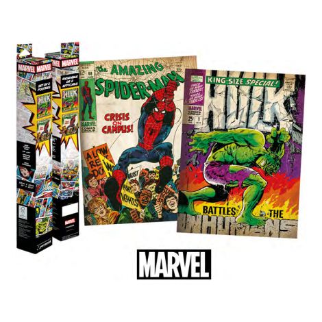 MARVEL - SPIDER-MAN & HULK - SET 2 POSTERS 52 X 38CM PYRAMID PPB35399