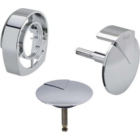 Viega 306847 Ensemble Multiset-Trio 6161.05 avec rosace et cache d'alimentation Chrome (1/4)