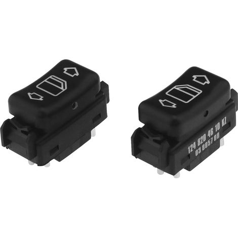 1 Paire Commutateurs de Lève-vitre Électriques à 5 Broches Commutateur de Lève-vitre Électrique Automobile Compatible avec A1248204610, A1248204510 Avant Gauche et Droit (1/5)
