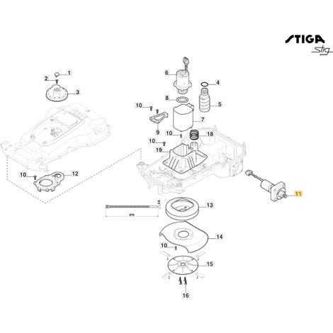 ORIGINAL STIGA robot cortacésped Stig - g300 381395003/0
