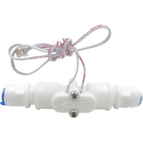 Capteurs de débit d'eau 1/4 pouce, interrupteurs de qualité alimentaire, débitmètre à effet Hall, compteur de débit, raccordement pour tuyau d'arrosage, 0,3-6 L/min (1/5)