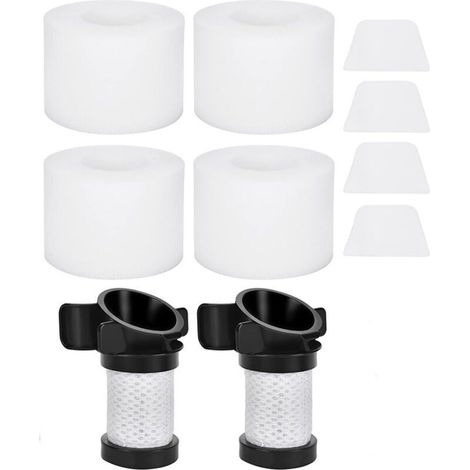 Foam felt filter for brush roller compatible with Shark IONFlex DuoClean IF100 X30 X40 F60 F80 IF200 IF201 IF202 vacuum cleaners (10 pcs) (1/4)