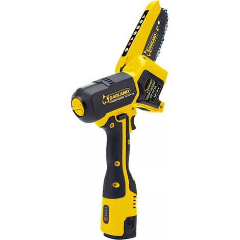 potatore a catena a batteria garland "rodent keeper" barra 10cm con 2 batterie 16v 2,5ah