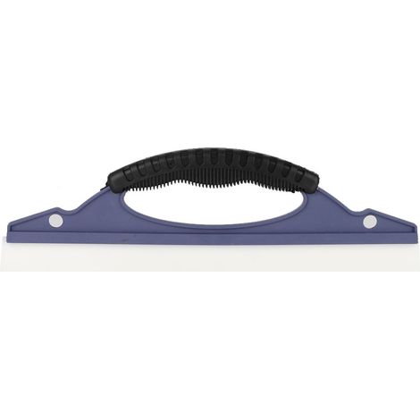 1 raclette pour vitres, poignée ergonomique en arc, caoutchouc souple non abrasif, pour nettoyage pare-brise véhicule (1/5)