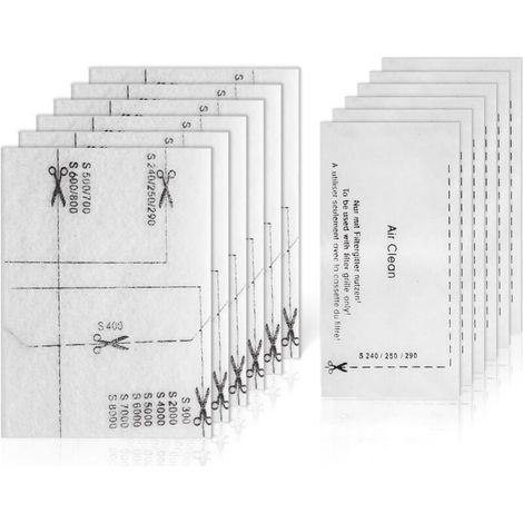 Staubsaugerfilter für Miele Complete C1/C2/C3 – 8-teiliges Set aus Motorschutzfiltern und Abluftfiltern – Staubsaugerfilter für Miele S200-S899, S2000-S8999, Dynamic U1