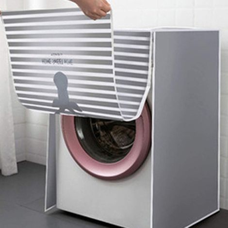 Housse pour machine à laver, housse anti-poussière pour sèche-linge frontal, imperméable et-AquaForge (1/5)