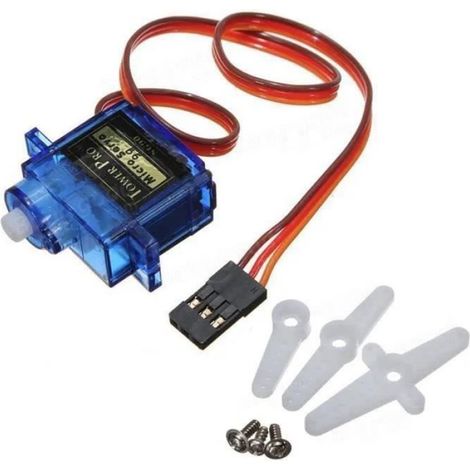 6Pcs Servo SG90 Modele Tourne 360° Mini Moteur 9g (1/3)