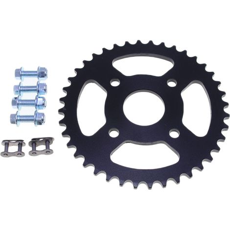 pièce de rechange pour moto tout-terrain : pignon de chaîne 420-40T, diamètre intérieur de la chaîne 40 mm, entraxe 80 mm. (1/5)