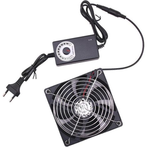 12 cm Lüfter, 220 V/240 V, 2750 U/min, Computerlüfter zur Luftzirkulation in Tierhäusern und für elektronische Geräte, mehrfarbig (1/5)