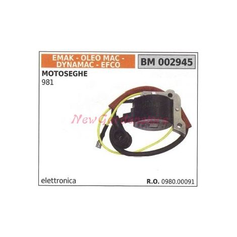 Bobines d'allumage EMAK pour tronçonneuses 981 002945