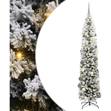 Árbol de Navidad artificial Verde 180 cm PVC, Acero y Plástico vidaXL
