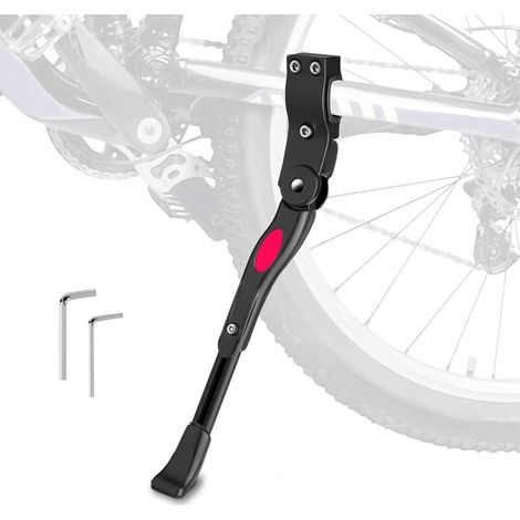 Verstellbarer Fahrradständer für Mountainbikes, Rennräder und Falträder, passend für Raddurchmesser von 22 bis 27 Zoll, schwarz (1/5)