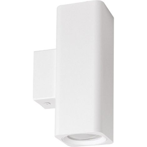 Applique moderna gea led gap540 gu10 led alluminio bianco