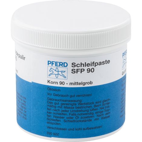 PFERD TOOLS Schleifpaste SFP 250g Körnung SIC 90 250g zum Fein-und Einschleifen von Ventilen und Lagern