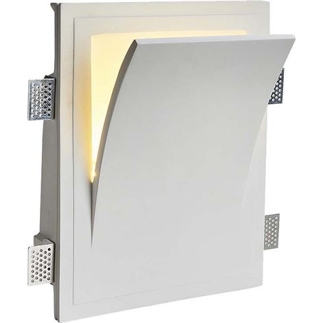 V-TAC Quadratische Wandstrahlerhalterung für E14 LED-Strahler, Gipskörper (1/5)
