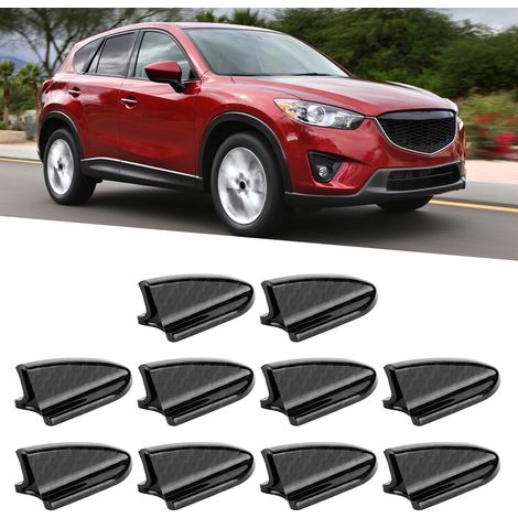 Diffuseur d'air universel en plastique ABS à motif fibre de carbone, accessoires décoratifs pour voiture (1/5)