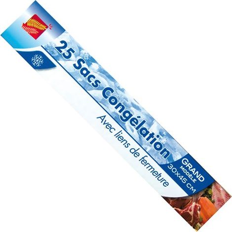 PUBLI EMBAL SAC CONGELATION 30X45 GM X25 ELBE 391154