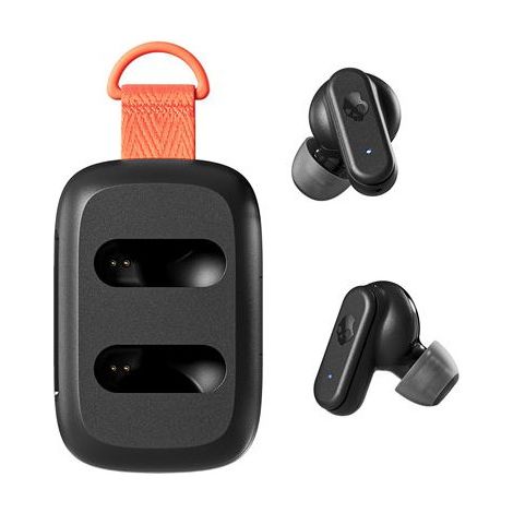 Skullcandy Dime 3 Auriculares Intrauditivos Inalámbricos, 20 Horas, Micrófono y Soporte Bluetooth, Negros
