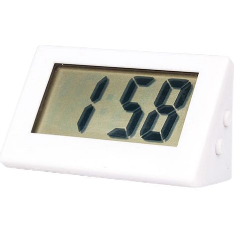 Horloge Numérique avec Réveil de Chevet, Petite Taille de Voyage, À Piles avec Pile Bouton pour Table de Chambre À Coucher