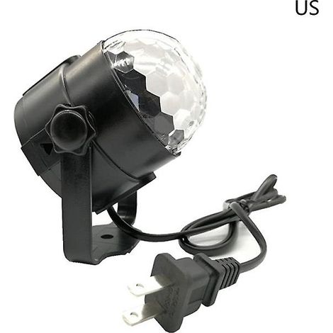Lumières de fête activées par le son avec télécommande, boule disco DJ RGB, lampe stroboscopique, 7 modes d'éclairage de scène