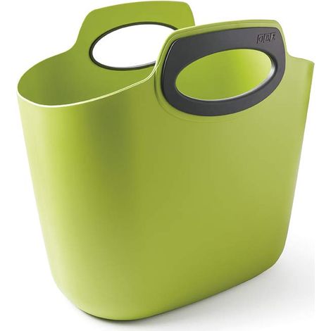 GF Garden, FOR 2 Everyday, Borsa in Plastica Portatutto, Contenitore Multiuso, con Maniglie, colore Verde Lime (1/5)