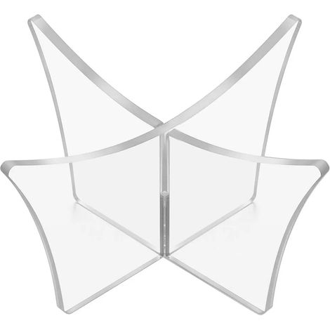 Support transparent en acrylique pour ballons de basket-ball, de football et de volley-ball, 12 x 12 x 6,4 cm, lot de 2. (1/4)