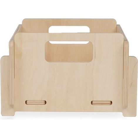 Petite boîte de rangement en bois laqué coloris naturel sans vis - PANGIVO