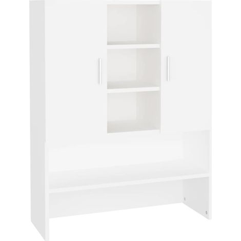 Maison Exclusive - Mobile per Lavatrice Bianco 70,5x25,5x90 cm