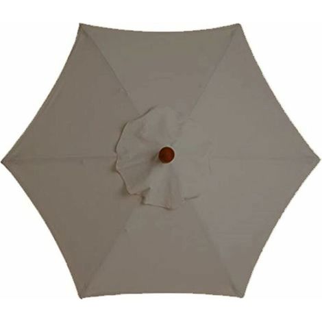 Housse De Rechange pour Parasol - 6 Baleines -diamètre 2 M - Imperméable - Anti-Ultraviolet - Tissu De Rechange (1/5)