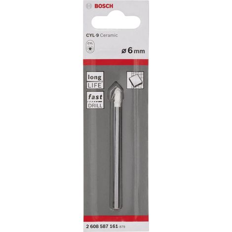 Brocas para azulejos CYL-9 Ceramic 6 x 80 mm  BOSCH 2608587161 (1/2)
