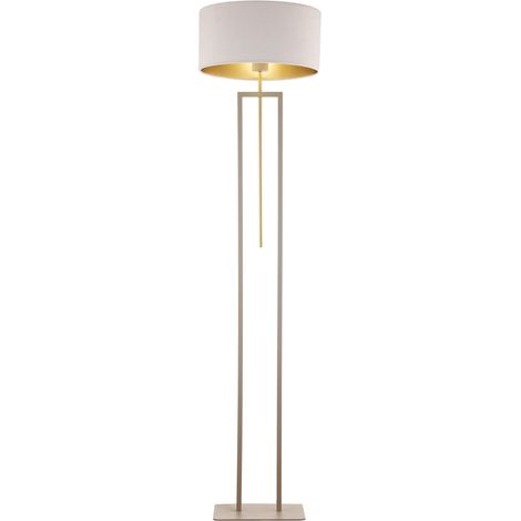 Lampe sur pied élégante MARII Sigma Lighting abat-jour velours beige et or 1xE27 15 W IP20 (1/5)